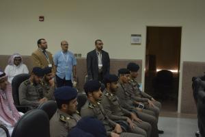 Jamoum Department of Chemistry Holds (How to Deal with Chemical Substances) Course for Civil Defense Officers